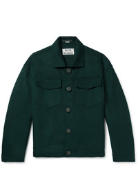 Camicia giacca verde scuro di Acne Studios