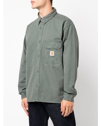 Camicia giacca verde scuro di Carhartt WIP