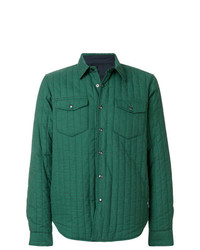 Camicia giacca verde di Aspesi