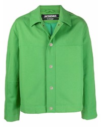 Camicia giacca verde di Jacquemus