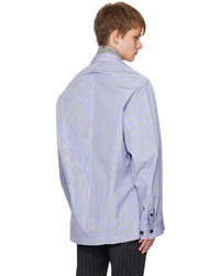 Camicia giacca viola chiaro di Sacai
