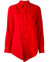 Camicia rossa di MM6 MAISON MARGIELA
