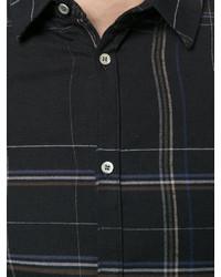 Camicia scozzese blu scuro di Stephan Schneider
