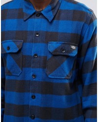 Camicia scozzese blu di Dickies