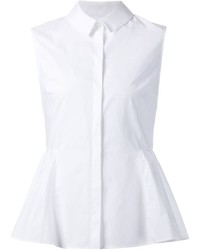 Camicia senza maniche bianca di McQ by Alexander McQueen