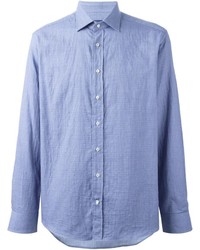 Camicia stampata azzurra di Etro