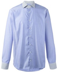 Camicia stampata azzurra di Etro