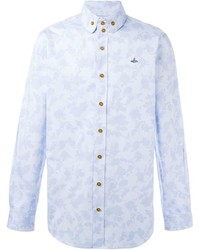 Camicia stampata azzurra di Vivienne Westwood