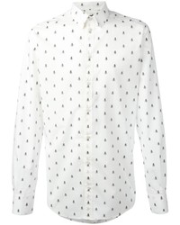 Camicia stampata bianca di Dolce & Gabbana