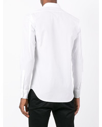 Camicia stampata bianca di Alexander McQueen