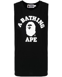 Canotta stampata nera e bianca di A Bathing Ape