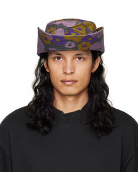 Cappello alla pescatora a fiori viola chiaro di Acne Studios