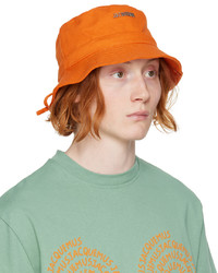 Cappello alla pescatora arancione di Jacquemus