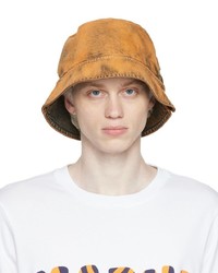 Cappello alla pescatora di jeans arancione di Marni