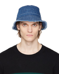 Cappello alla pescatora di jeans ricamato azzurro di A.P.C.