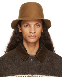 Cappello alla pescatora di lana marrone di Junya Watanabe