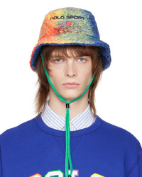 Cappello alla pescatora ricamato multicolore di Polo Ralph Lauren