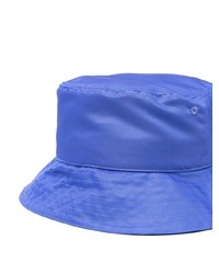Cappello alla pescatora stampato blu di Moschino
