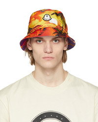 Cappello alla pescatora stampato multicolore di Moncler Genius