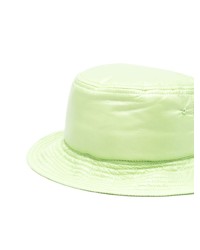 Cappello alla pescatora stampato verde menta di Moschino