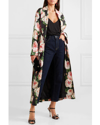 Cappotto a fiori multicolore di Dolce & Gabbana
