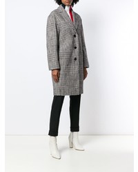 Cappotto a quadri grigio di Calvin Klein