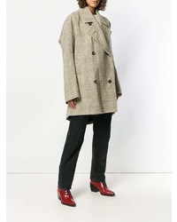 Cappotto a quadri marrone chiaro di Vivienne Westwood