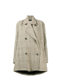 Cappotto a quadri marrone chiaro di Vivienne Westwood