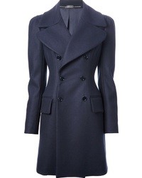 Cappotto blu scuro di Alexander McQueen