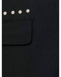 Cappotto con borchie nero di P.A.R.O.S.H.