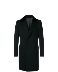 Cappotto con collo di pelliccia nero di Dolce & Gabbana