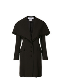 Cappotto con frange marrone scuro di Christian Dior Vintage