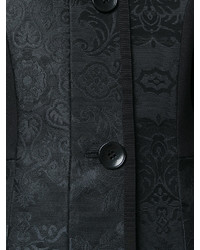 Cappotto con stampa cachemire nero di Etro