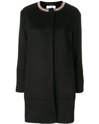 Cappotto decorato nero di Blugirl