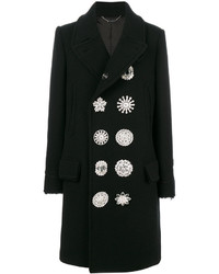 Cappotto decorato nero di Givenchy
