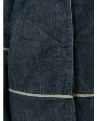 Cappotto di jeans blu scuro di Helmut Lang Vintage