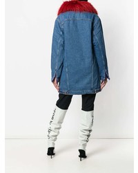 Cappotto di jeans blu di Forte Dei Marmi Couture