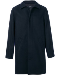 Cappotto di lana blu scuro di A.P.C.