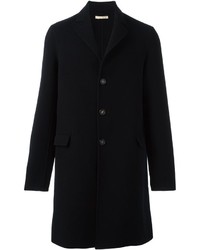 Cappotto di lana blu scuro di Massimo Alba