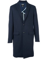 Cappotto di lana blu scuro di MSGM