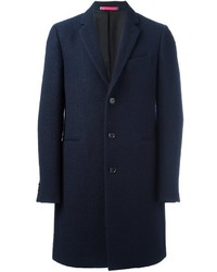 Cappotto di lana blu scuro di Paul Smith