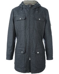 Cappotto di lana grigio scuro di Brunello Cucinelli