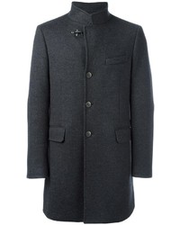 Cappotto di lana grigio scuro di Fay