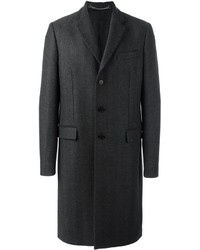Cappotto di lana grigio scuro di Givenchy