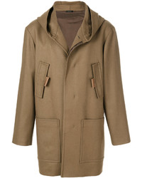 Cappotto di lana marrone di Jil Sander