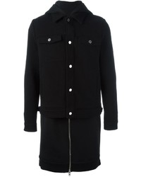 Cappotto di lana nero di Givenchy