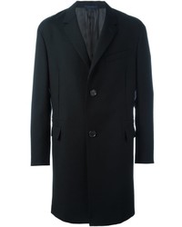 Cappotto di lana nero di Lanvin