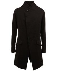 Cappotto di lana nero di Masnada