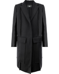 Cappotto di lana nero di Yang Li