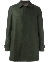 Cappotto di lana verde scuro di Herno